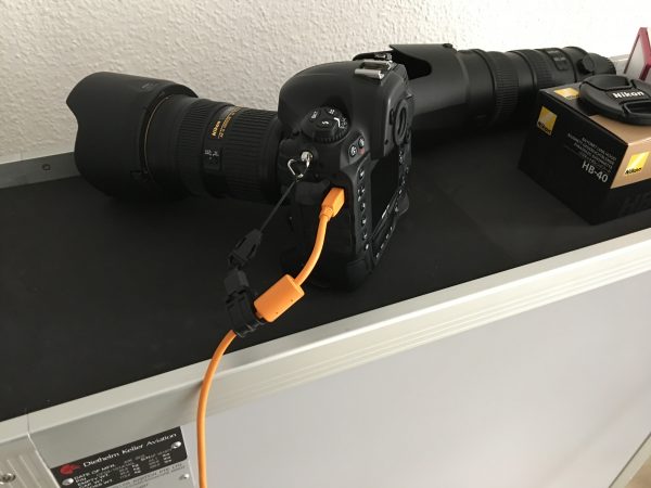 JerkStopper von Tether Tools an Nikon D4